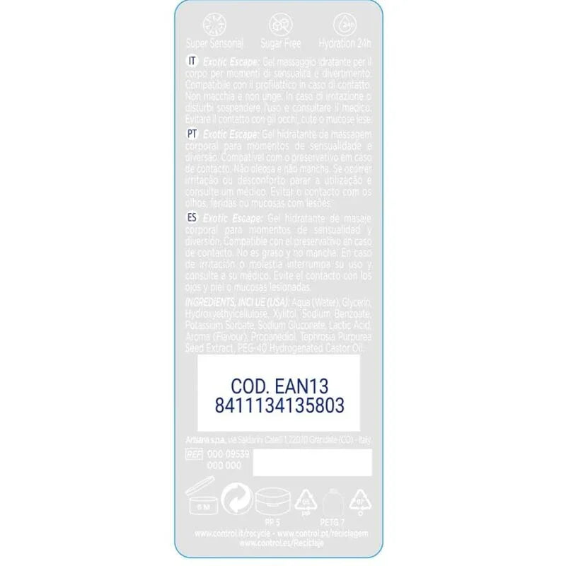 CONTROL - 2 EN 1 MASSAGE & VERGNÜGEN EXOTISCH 200 ML - Vanelion Paradise