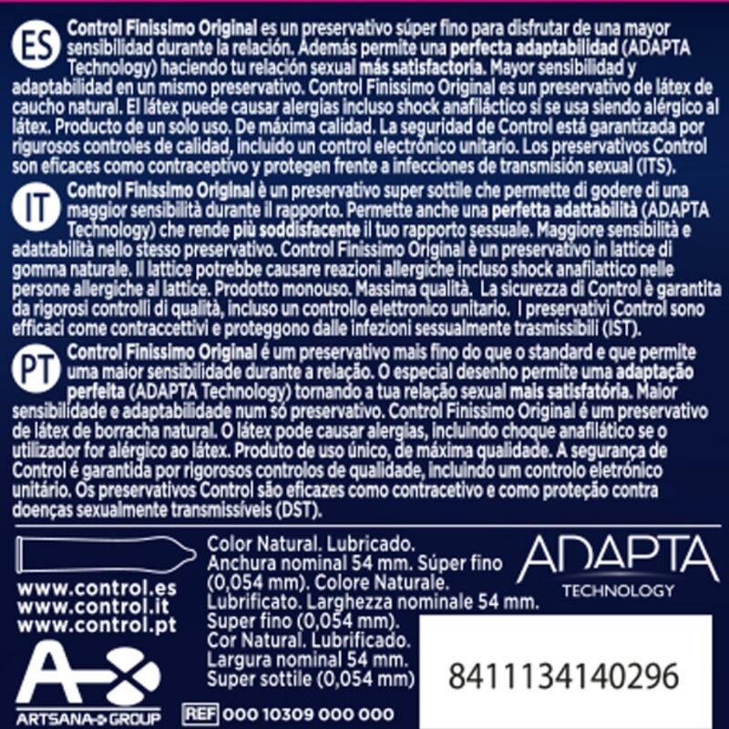 CONTROL - FINISSIMO KONDOME 3 EINHEITEN - Vanelion Paradise