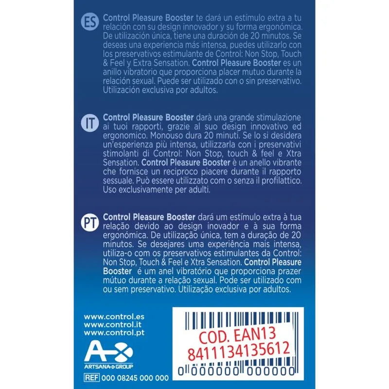 CONTROL - PLEASURE BOOSTER VIBRATORRING - Vanelion Paradise