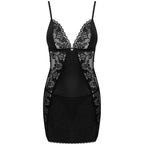 OBSESSIVE - MADERRIS CHEMISE & TANGA XS/S - Vanelion Paradise