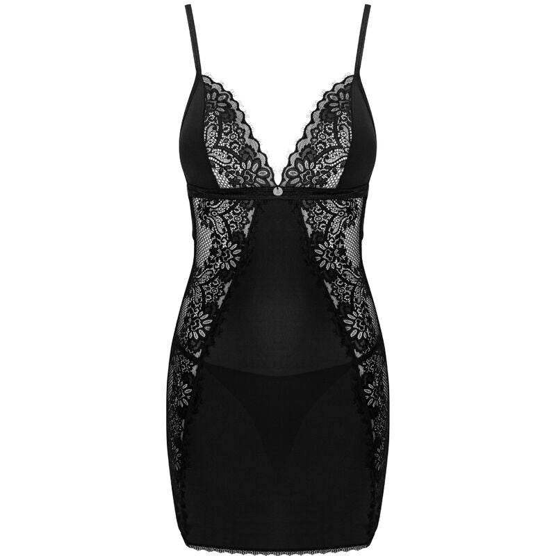 OBSESSIVE - MADERRIS CHEMISE & TANGA XS/S - Vanelion Paradise