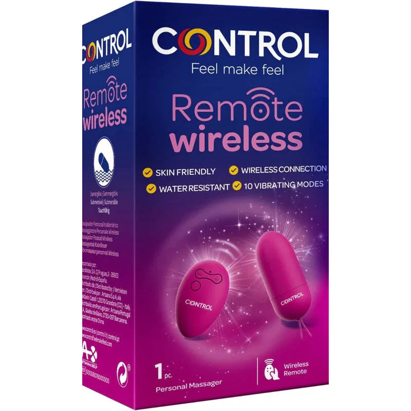 CONTROL - PERSÖNLICHES MASSAGER MIT DRAHTLOSER FERNBEDIENUNG - Vanelion Paradise