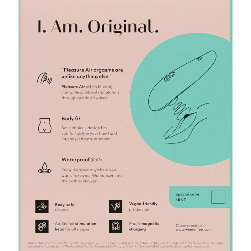 WOMANIZER - MARILYN MONROE CLASSIC 2 KLITORALSTIMULATOR MINZE - Vanelion Paradise