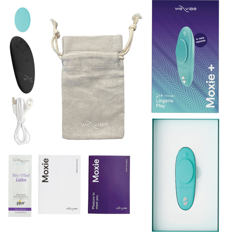 WE-VIBE - MOXIE + AQUA KLITORALER VIBRATOR