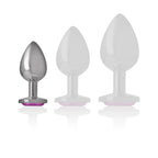 INTENSE - ALUMINIUM-METALL-ANAL-STECKER ROSA HERZ GRÖSSE S - Vanelion Paradise