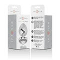 INTENSE - WHITE HEART ALUMINIUM METALL ANAL PLUG GRÖSSE S - Vanelion Paradise
