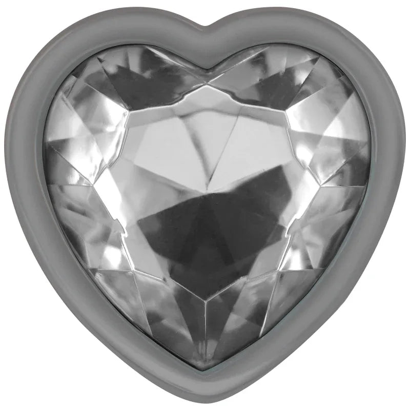 INTENSE - WHITE HEART ALUMINIUM METALL ANAL PLUG GRÖSSE S - Vanelion Paradise