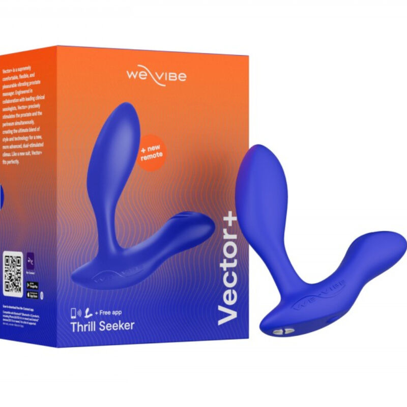 WE-VIBE - VECTOR+ BLAUES PROSTATAMASSAGER