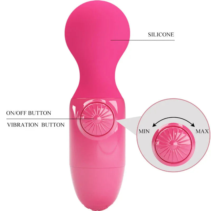 PRETTY LOVE - MAGENTA MINI PERSÖNLICHES MASSAGER - Vanelion Paradise