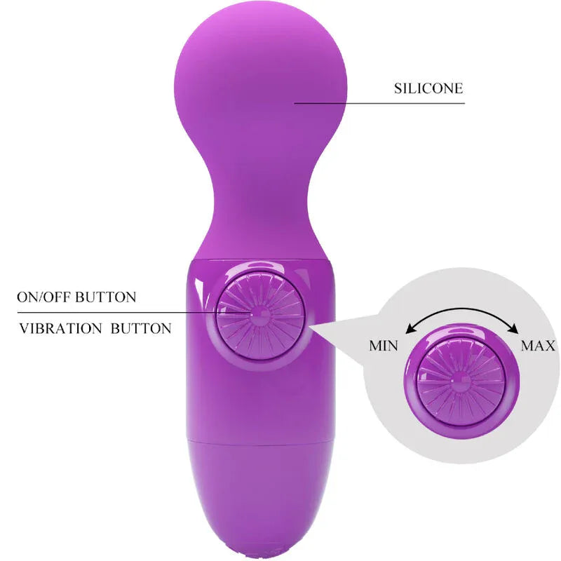PRETTY LOVE - LILA MINI-PERSÖNLICHES MASSAGER - Vanelion Paradise