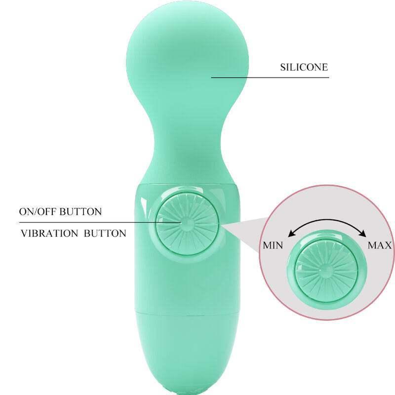 PRETTY LOVE - GRÜNES MINI-PERSÖNLICHES MASSAGER - Vanelion Paradise