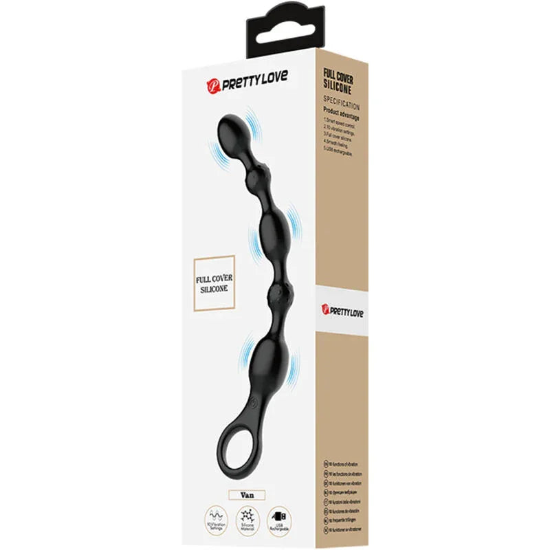 PRETTY LOVE - VAN ANAL BALLS 10 VIBRATIONEN WIEDERAUFLADBARES SILIKON - Vanelion Paradise