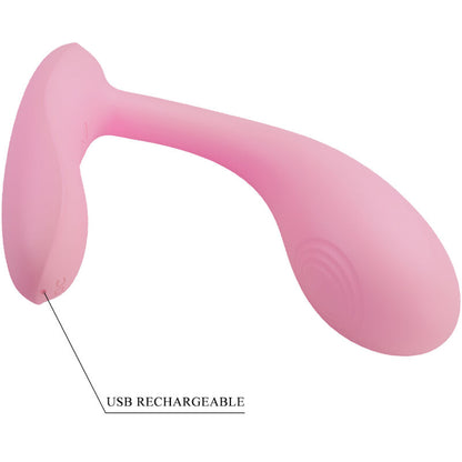 PRETTY LOVE - BAIRD G-SPOT 12 VIBRATIONEN WIEDERAUFLADBARE ROSA APP