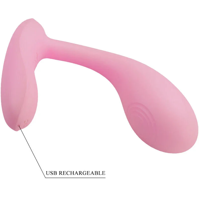 PRETTY LOVE - BAIRD G-SPOT 12 VIBRATIONEN WIEDERAUFLADBARE ROSA APP - Vanelion Paradise