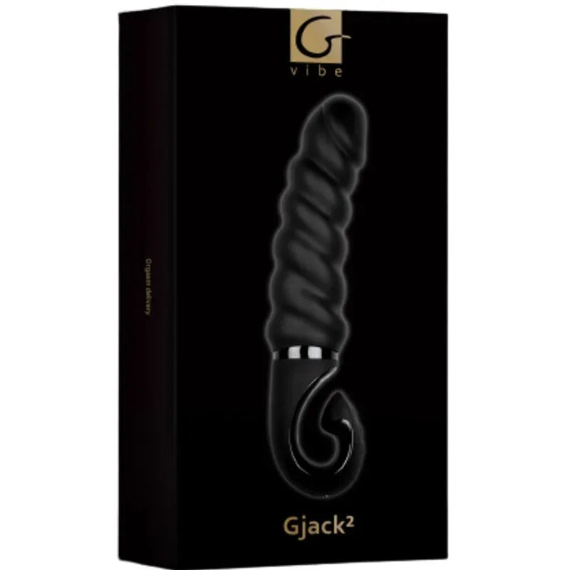 G-VIBE - G-JACK 2 - SCHWARZER VIBRIERENDER DILDO - Vanelion Paradise