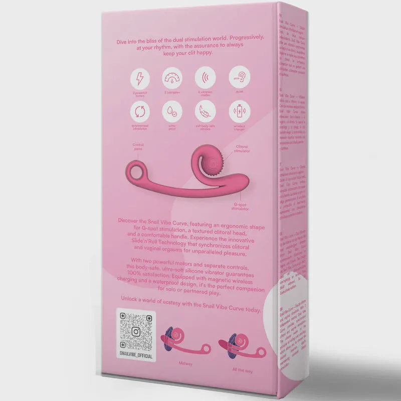 SNAIL VIBE - CURVE VIBRATOR ROSA - Vanelion Paradise