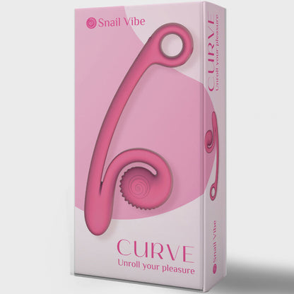 SNAIL VIBE - CURVE VIBRATOR ROSA