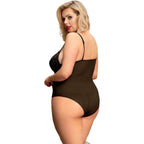 QUEEN LINGERIE - SCHWARZER SPITZEN-TEDDY S/M - Vanelion Paradise