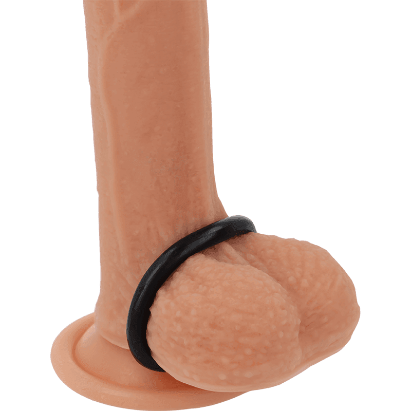 POWERING - SUPER FLEXIBLER UND WIDERSTANDSFÄHIGER PENISRING 3,5 CM SCHWARZ - Vanelion Paradise