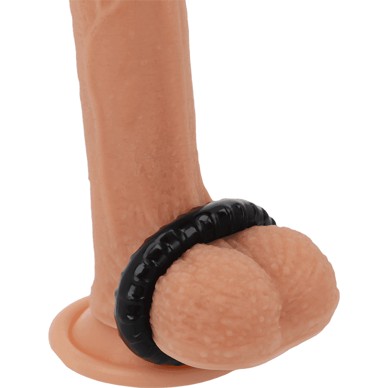 POWERING - SUPER FLEXIBLER UND WIDERSTANDSFÄHIGER PENISRING 4,5 CM PR07 SCHWARZ - Vanelion Paradise