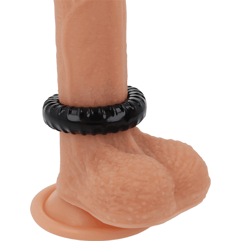 POWERING - SUPER FLEXIBLER UND WIDERSTANDSFÄHIGER PENISRING 4,5 CM PR07 SCHWARZ - Vanelion Paradise