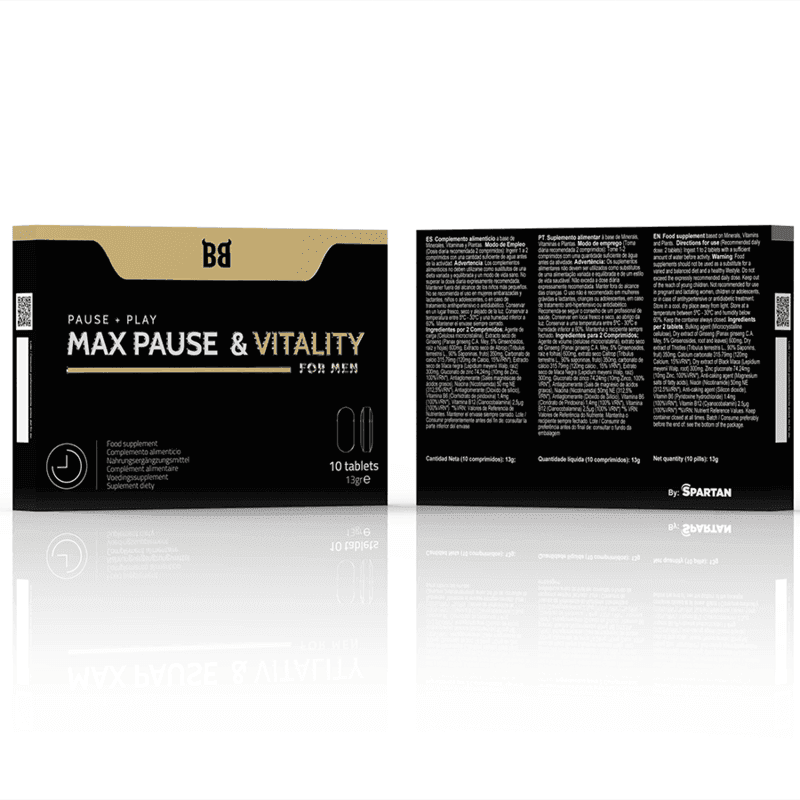 BLACK BULL - MAXIMALE PAUSE- UND VITALITTSVERZÖGERUNG FÜR MÄNNER, 10 KAPSELN - Vanelion Paradise