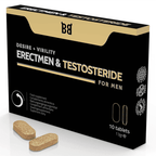 BLACK BULL - ERECTMEN & TESTOSTERID POWER UND TESTOSTERON FÜR MÄNNER 10 KAPSELN - Vanelion Paradise