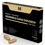 BLACK BULL - VIGORMEN & CLIMAX EXPLOSION MEHR VERGNÜGEN FÜR MÄNNER 10 KAPSELN - Vanelion Paradise