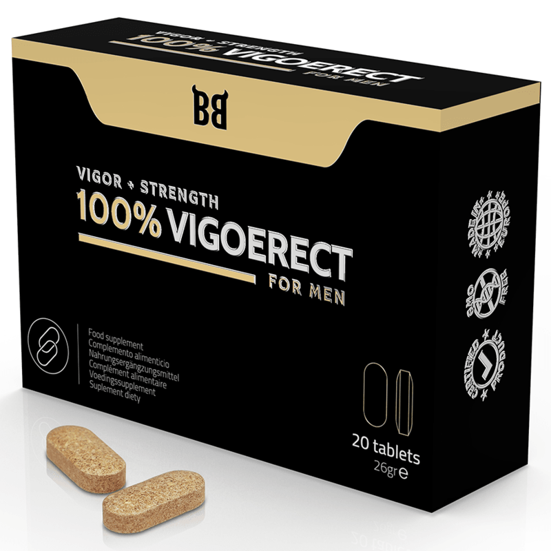 BLACK BULL - 100 % VIGOERECT VIGOR + STÄRKE FÜR MÄNNER 20 TABLETTEN