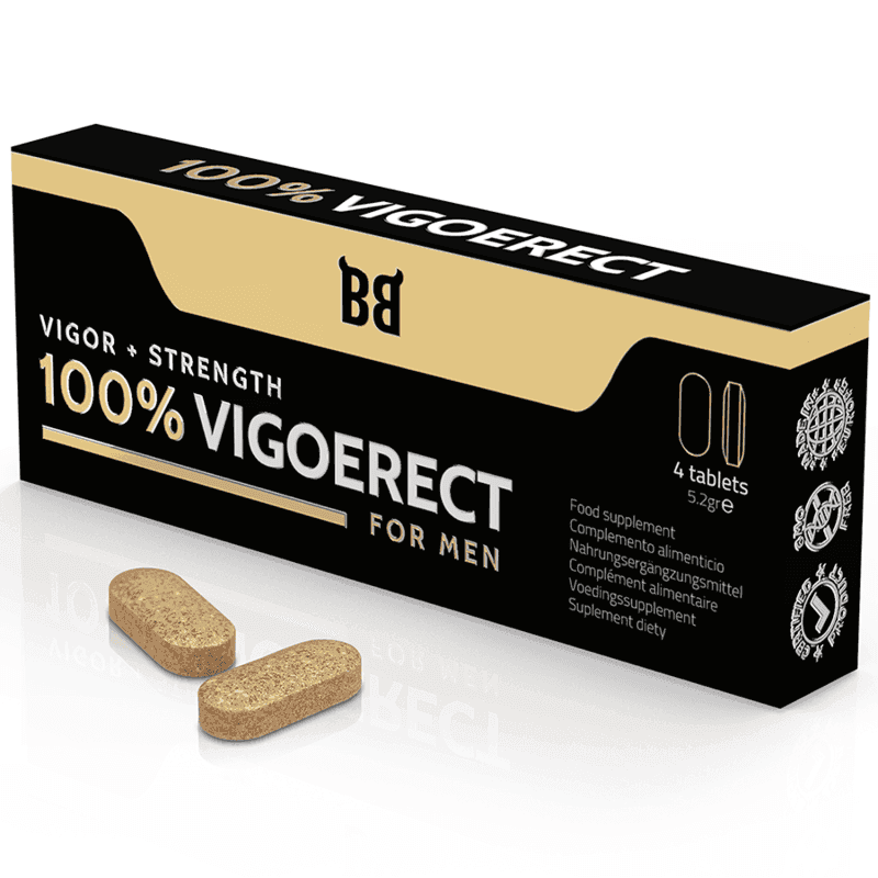 BLACK BULL - 100% VIGOERECT VIGOR + STÄRKE FÜR MÄNNER 4 TABLETTEN - Vanelion Paradise