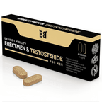 BLACK BULL - ERECTMEN & TESTOSTERID POWER UND TESTOSTERON FÜR MÄNNER 4 KAPSELN - Vanelion Paradise