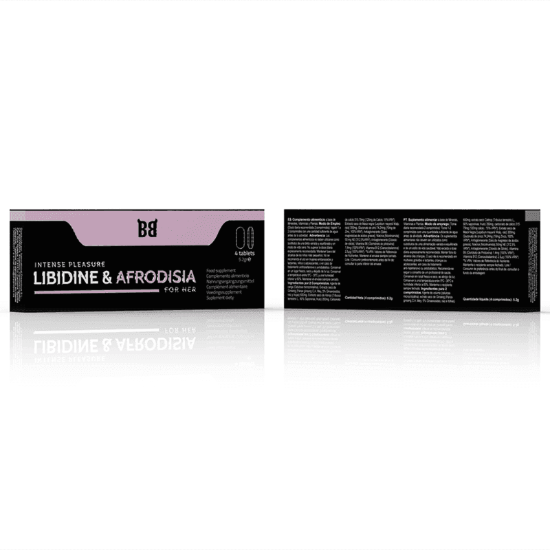 BLACK BULL - LIBIDINE & AFRODISIA INTENSIVES VERGNÜGEN FÜR SIE 4 TABLETTEN - Vanelion Paradise