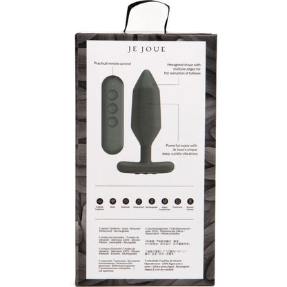 JE JOUE - ONYX ANAL PLUG VIBRATOR SCHWARZ