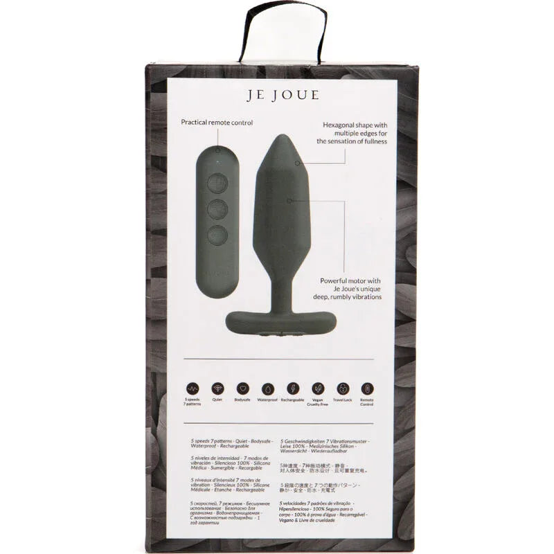 Je Joue Onyx Anal Plug Vibrator – Edle Vibration & Prostata-Stimulation - Vanelion Paradise