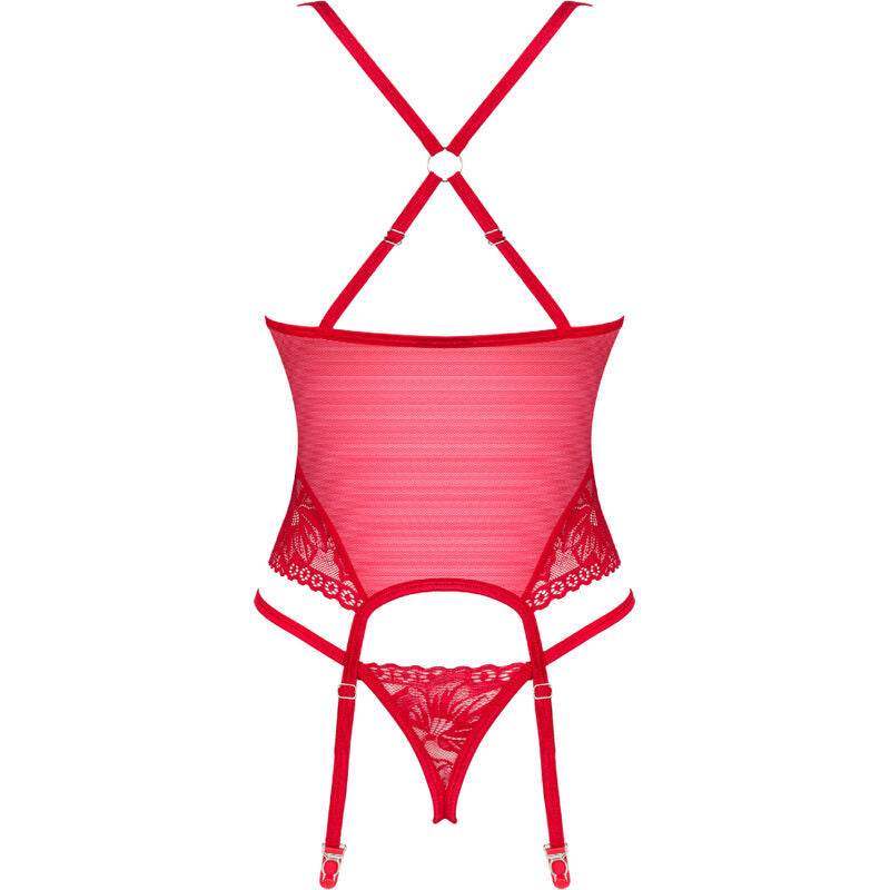 OBSESSIVE - LACELOVE KORSETT ROT XS/S - Vanelion Paradise