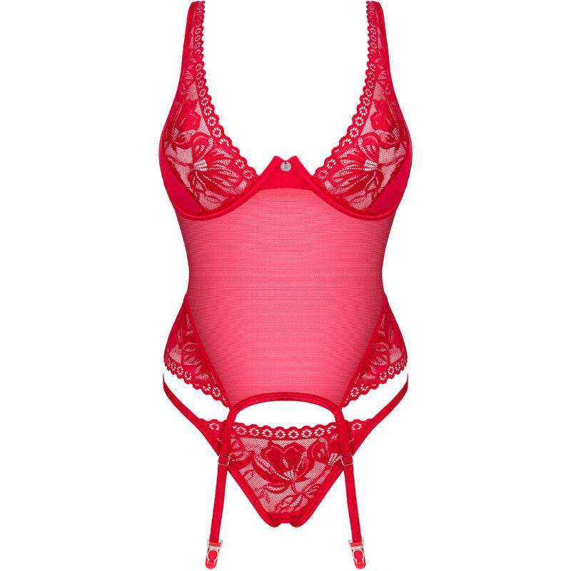 OBSESSIVE - LACELOVE KORSETT ROT XS/S - Vanelion Paradise