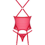 OBSESSIVE - LACELOVE KORSETT ROT XS/S - Vanelion Paradise