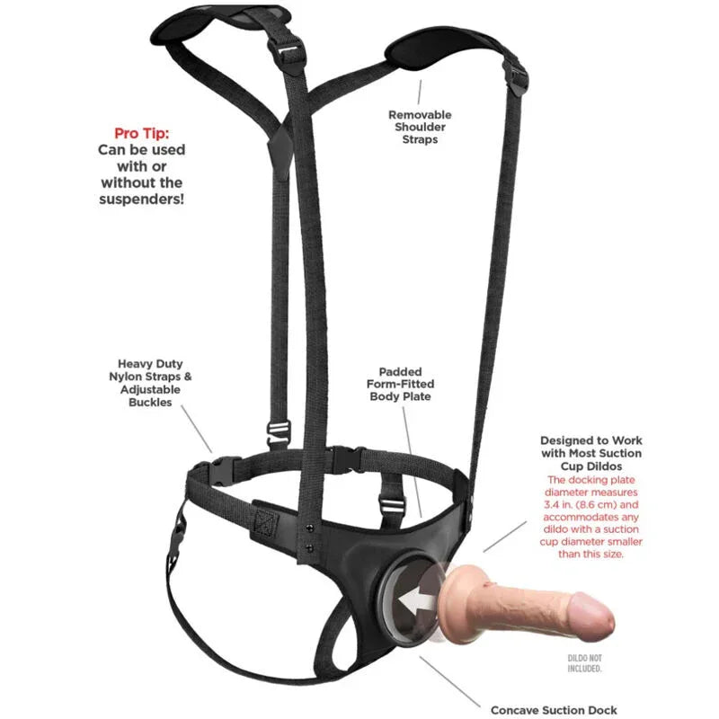 PIPEDREAMS - BODY DOCK STRAP-ON-HOSENTRÄGER - Vanelion Paradise