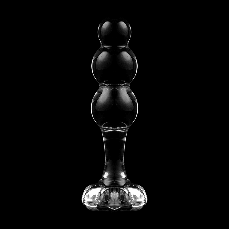 NEBULA SERIES BY IBIZA - MODELL 1 STECKER BOROSILIKATGLAS TRANSPARENT 10.5 CM -O- 3 CM - Vanelion Paradise