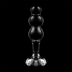 NEBULA SERIES BY IBIZA - MODELL 1 STECKER BOROSILIKATGLAS TRANSPARENT 10.5 CM -O- 3 CM - Vanelion Paradise