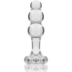 NEBULA SERIES BY IBIZA - MODELL 1 STECKER BOROSILIKATGLAS TRANSPARENT 10.5 CM -O- 3 CM - Vanelion Paradise