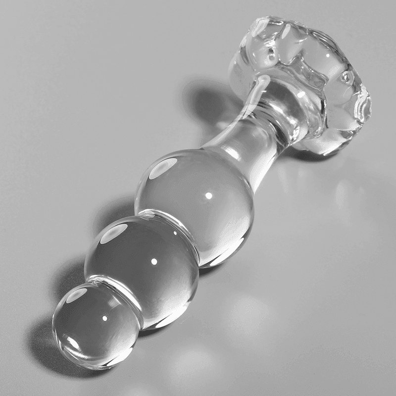 NEBULA SERIES BY IBIZA - MODELL 1 STECKER BOROSILIKATGLAS TRANSPARENT 10.5 CM -O- 3 CM - Vanelion Paradise