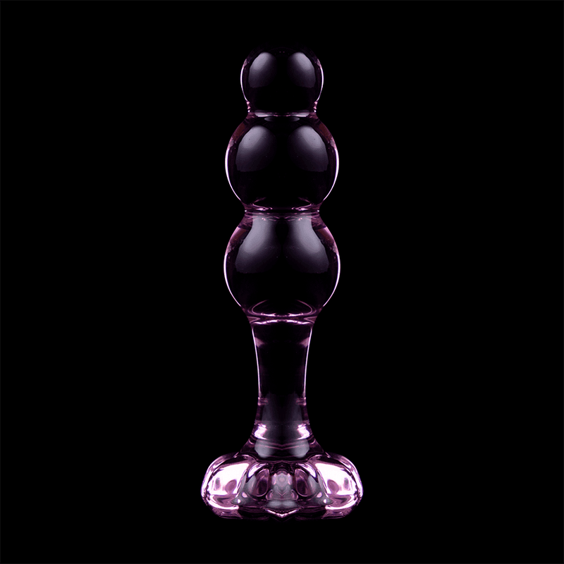 NEBULA SERIES BY IBIZA - MODELL 1 STECKER BOROSILIKATGLAS TRANSPARENT 10.5 CM -O- 3 CM - Vanelion Paradise