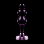 NEBULA SERIES BY IBIZA - MODELL 1 STECKER BOROSILIKATGLAS TRANSPARENT 10.5 CM -O- 3 CM - Vanelion Paradise