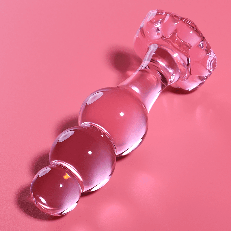NEBULA SERIES BY IBIZA - MODELL 1 STECKER BOROSILIKATGLAS TRANSPARENT 10.5 CM -O- 3 CM - Vanelion Paradise