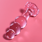 NEBULA SERIES BY IBIZA - MODELL 1 STECKER BOROSILIKATGLAS TRANSPARENT 10.5 CM -O- 3 CM - Vanelion Paradise