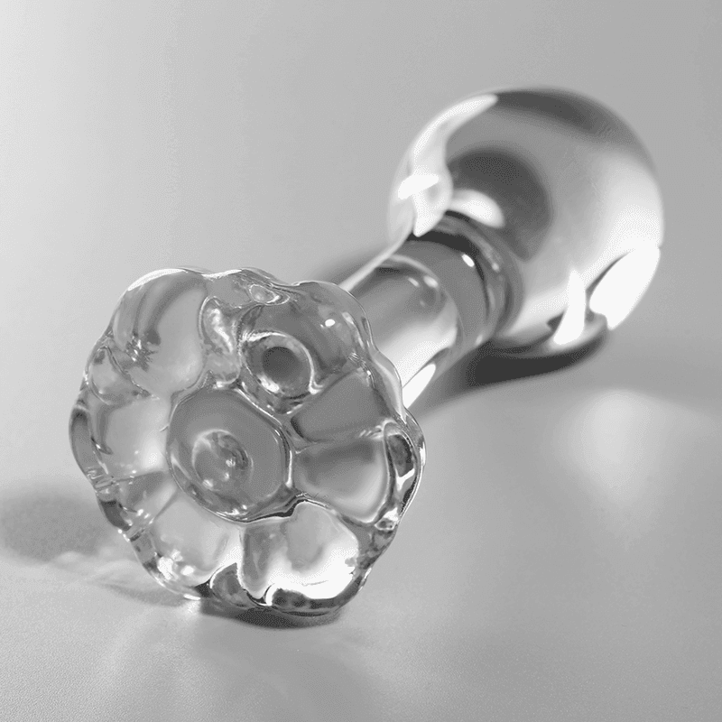 NEBULA SERIES BY IBIZA - MODELL 2 ANALPLUG BOROSILIKATGLAS KLAR 11 CM -O- 3.5 CM - Vanelion Paradise