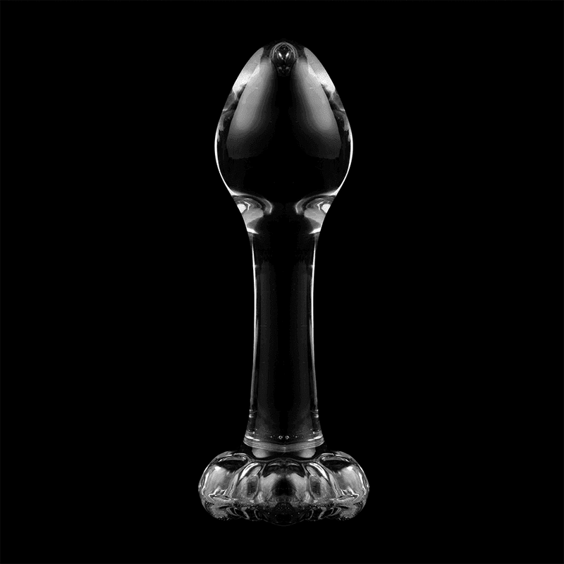NEBULA SERIES BY IBIZA - MODELL 2 ANALPLUG BOROSILIKATGLAS KLAR 11 CM -O- 3.5 CM - Vanelion Paradise