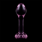 NEBULA SERIES BY IBIZA - MODELL 2 ANALPLUG BOROSILIKATGLAS KLAR 11 CM -O- 3.5 CM - Vanelion Paradise