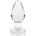 NEBULA SERIES BY IBIZA - MODELL 3 ANALPLUG BOROSILIKATGLAS TRANSPARENT 11 CM -O- 5 CM - Vanelion Paradise